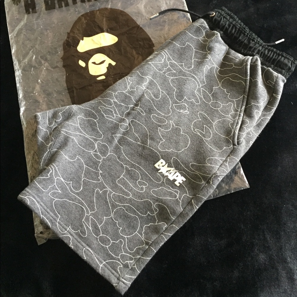 Bape 1st Line Camo Sweat Shorts